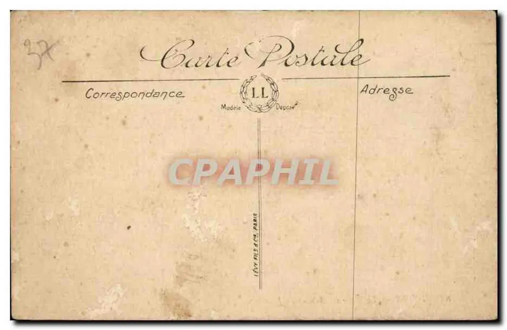 Tours — Place des Arts und die Gärten — LL. n°81 - Rückseite