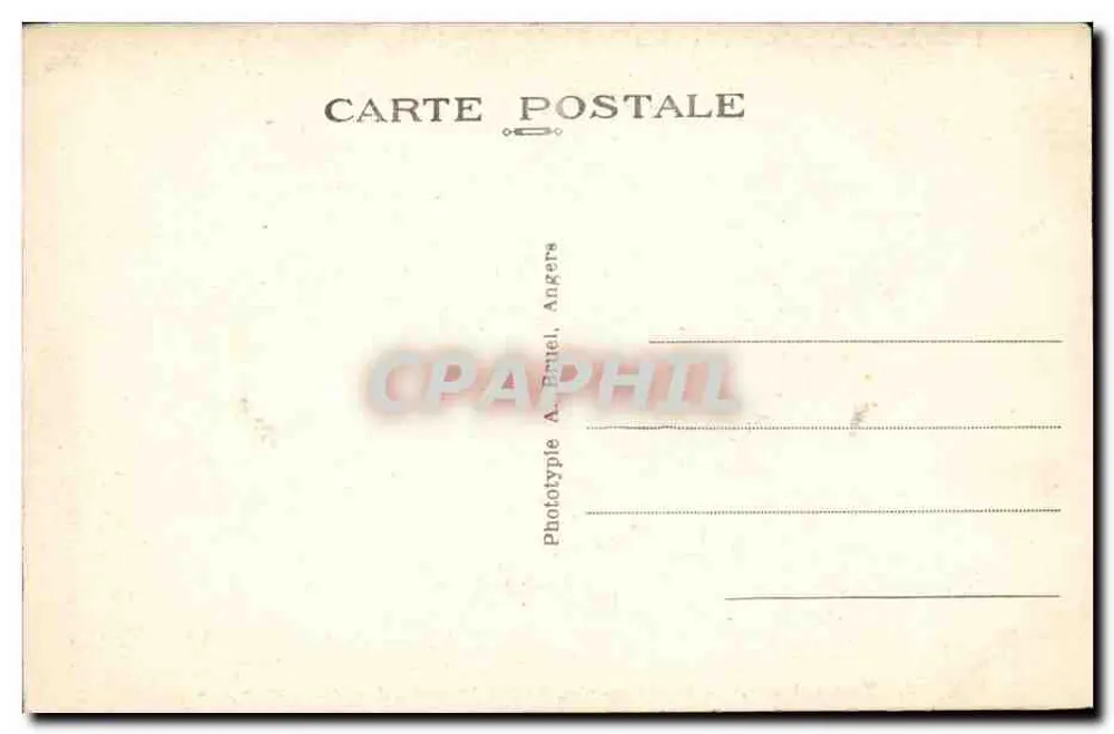 Tours (Loire-et-Loire) — Place Plumereau, Vieilles Maisons (XIIe au XVe siècle) — A. B. - Rückseite