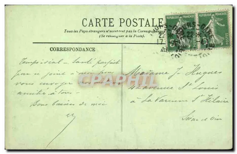 Tours — Maison Renaissance, rue des Ursulines — T.H. éditeur, n° 216 - Verso