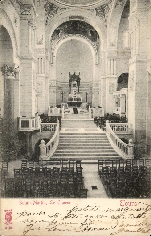 Saint-Martin, Le Chœur — éditeur Paris, n° 3456 - Frente