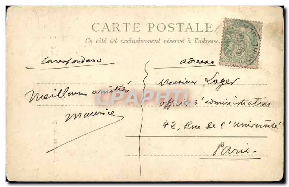Maison du Change — édifice historique à angle de rue — éditeur PARIS 699 - Verso