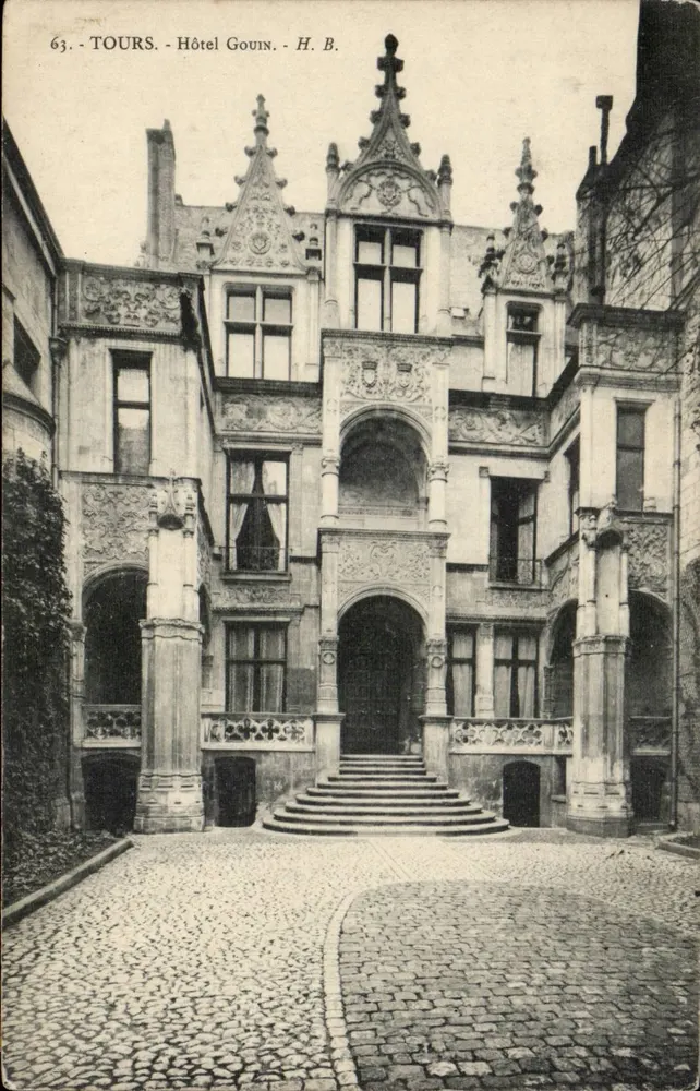 Tours - Hotel Gouvin - H. B. - n°63 - Frente
