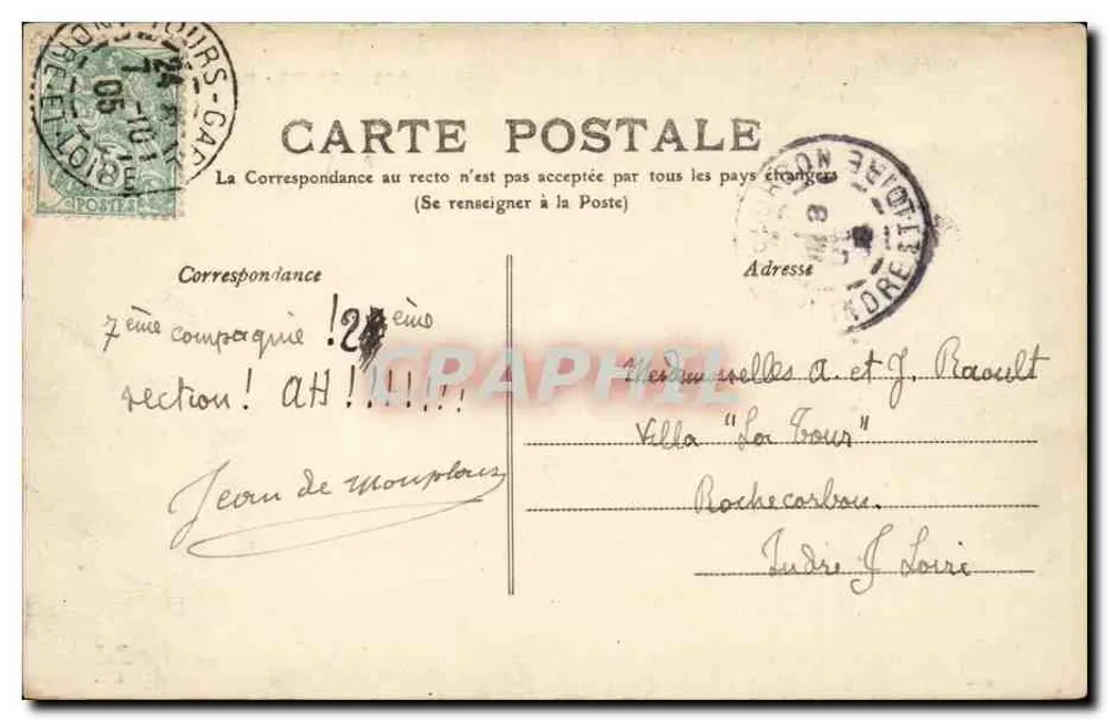 Tours — Vista geral — I.L. n° 202 - Verso