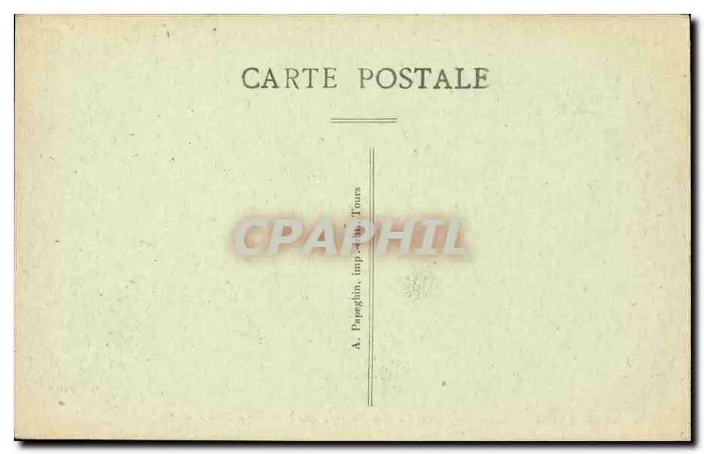 Tours (Indre-et-Loire) — Das Neue Rathaus — A.P. - Rückseite