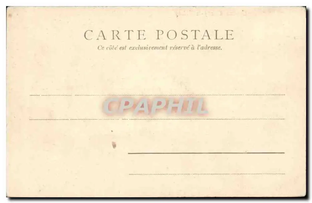 Castelo de Azay-le-Rideau — vista geral — editor anônimo, n° 490 - Verso