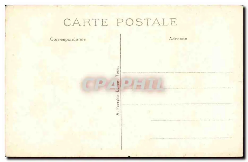 Ussé (Loir-et-Cher) — O Castelo (Ala Noroeste) — Construído no início do século XVI — A.P. - Verso