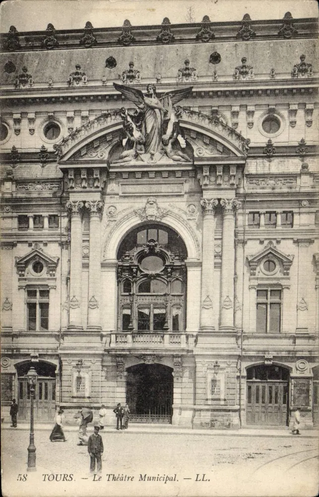 Tours — O Teatro Municipal — LL. — n°58 - Frente