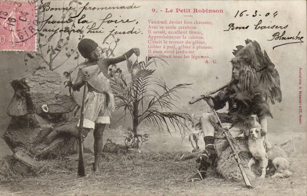 Der kleine Robinson — Serie 9 — Phototype A. Berbert bei C. Nancy - Vorderseite