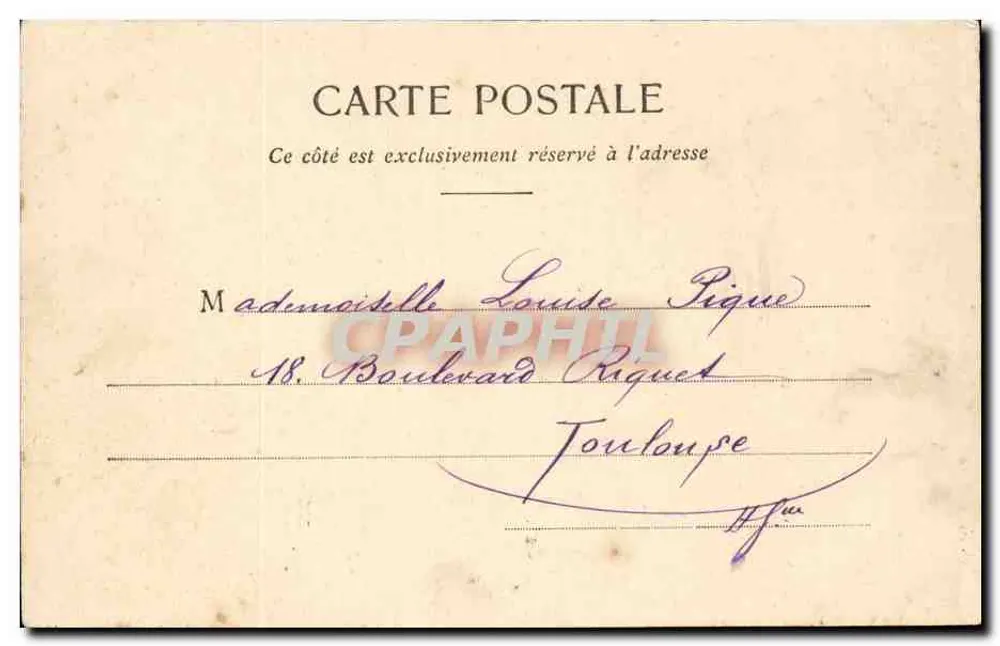 Junge Frau in Seidenkleid — Kuriosität — Édition Phototype A. Bergeret et Cie, Nancy - Rückseite