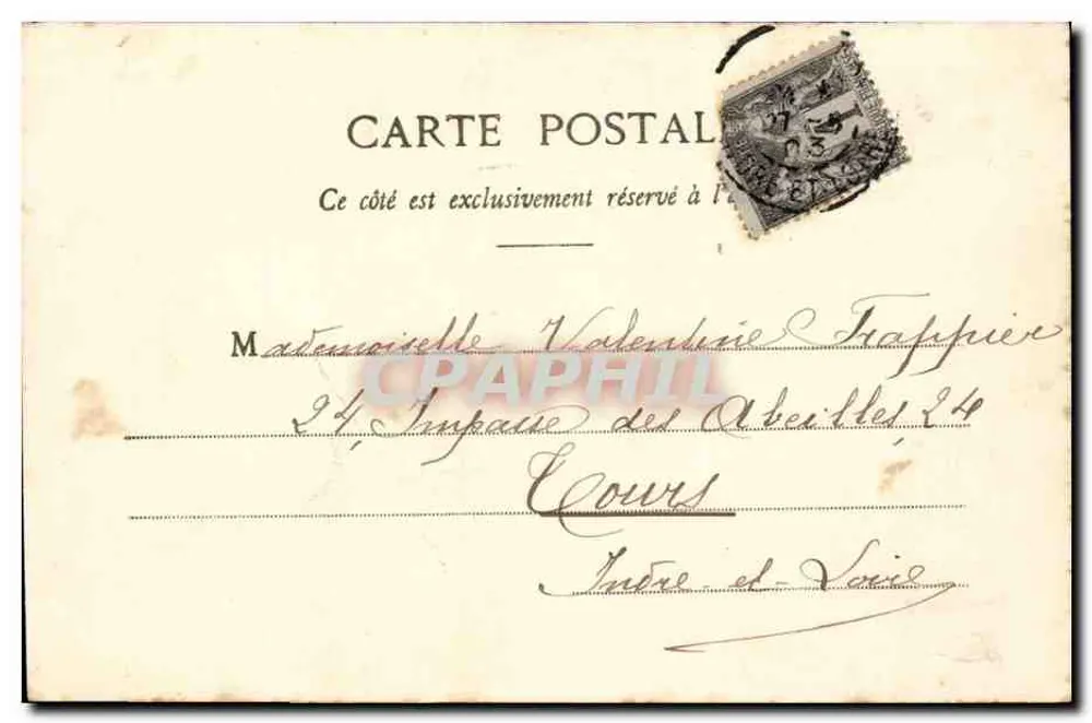 Physionomien — Marcelle — Phototype A. Barguet et Cie, Nancy - Rückseite