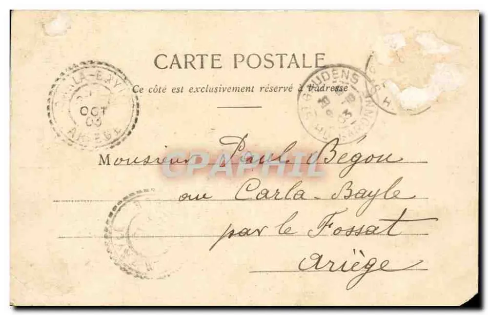 Soldat in Felduniform — Der Tag von Pitou — Phototypie A. Béguere et Cie, Nancy - Rückseite