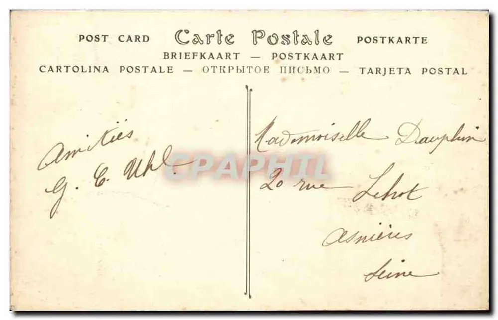 Chantilly — Avenuen der Adler und der Tribünen — ND Phol. - Rückseite