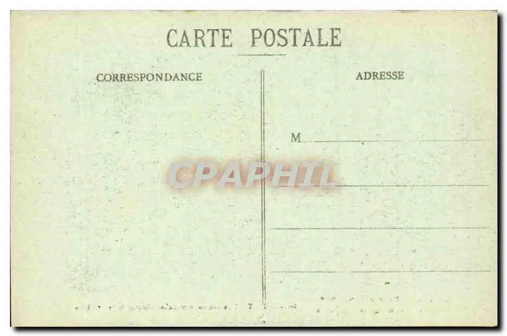 Bailly - Eine alte deutsche erste-Linie-Schützengraben — Umgebung von Compiègne — Cl Sect. phot. Armés, Decelle, Compiègne, n°80 - Rückseite