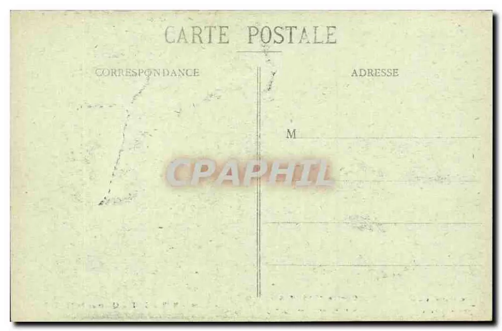 Ribécourt - Bairro da Igreja — Guerra 1914-1918 — Editor Decelle, Compiegne, n°19 - Verso