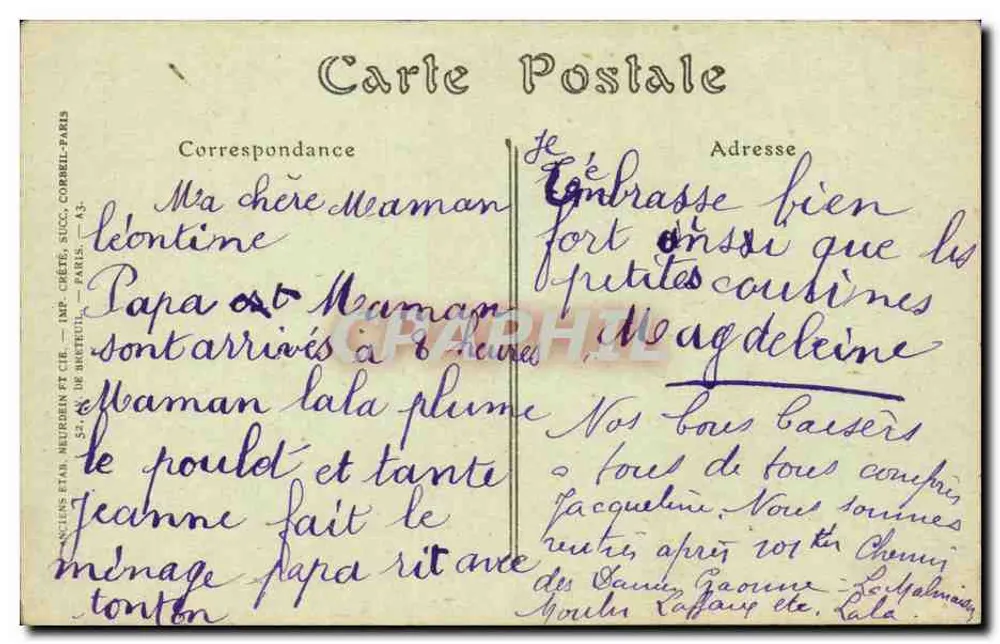 Beauvais — A Escola Normal dos Professores — JND Fot. - Verso