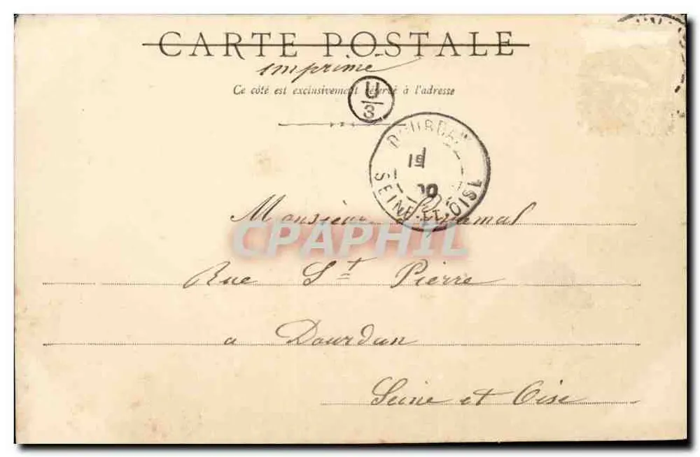 Beauvais — Rue de l'Abbé Gelle, escada gótica — G. Collard - Verso