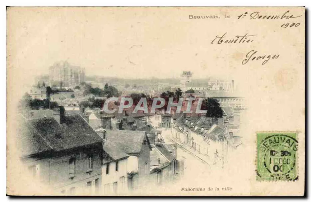 Beauvais — Panorama da cidade — editor Panoramic Georges - Frente