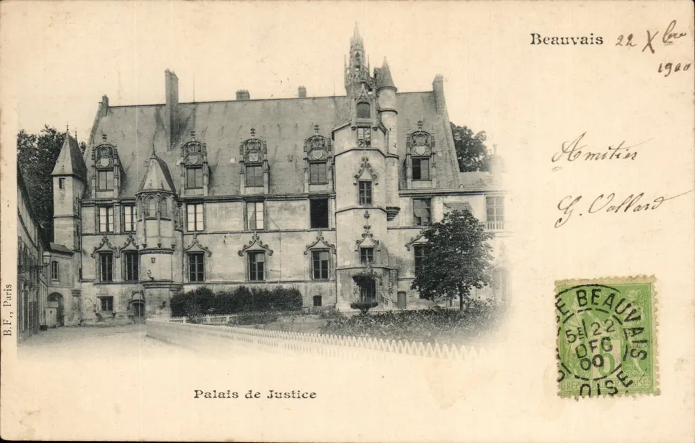 Palácio de Justiça — Beauvais — B.F. Paris - Frente