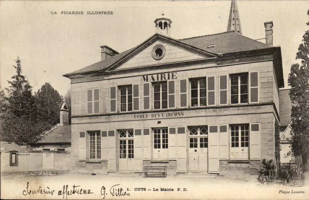 Cuts — A Prefeitura P.D. — Escola dos Meninos — Editor La Picardie Illustrée - Frente