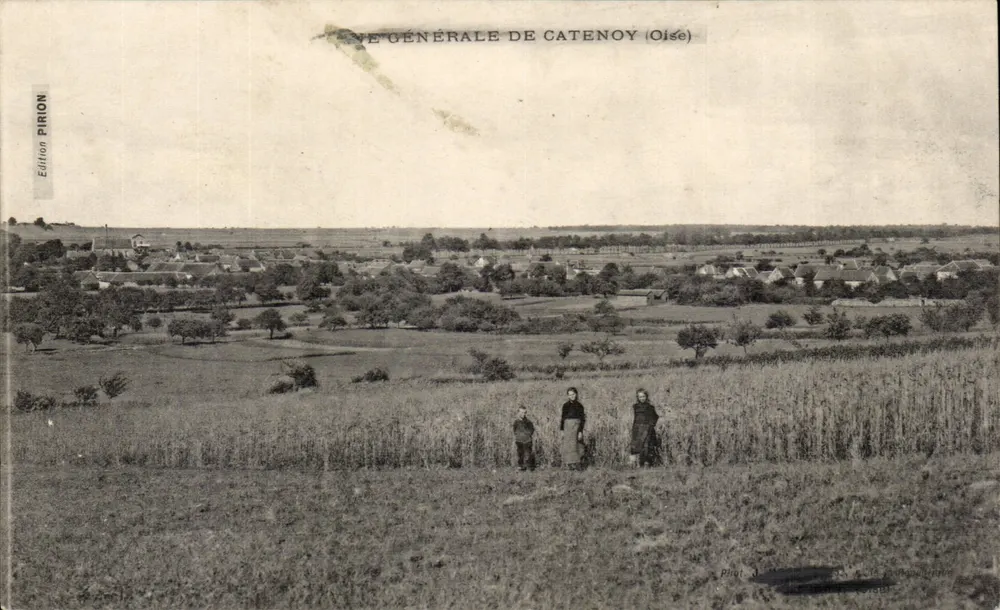 Vista geral de Catenoy (Oise) — Edição Pirion - Frente