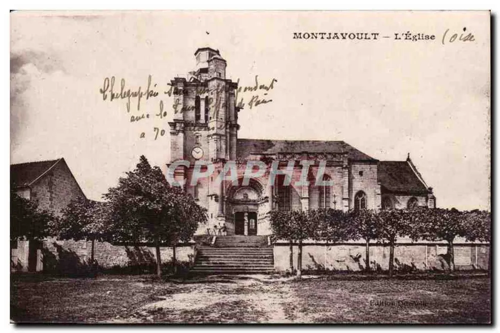 Montjayoult — A Igreja (Oise) — Edição Nouveau - Frente