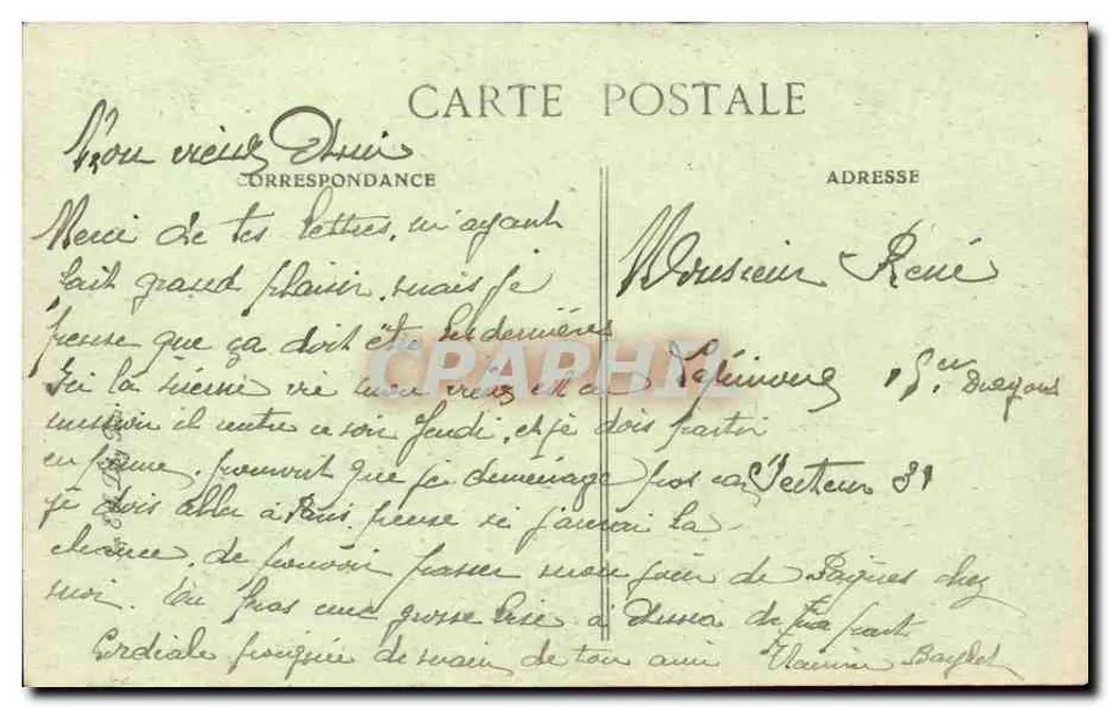Gouville (Oise) — Rue de Chantilly - Verso