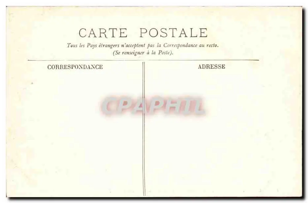 Compiègne — O Castelo — Galeria das Tapeçarias — LL. — n°84 - Verso