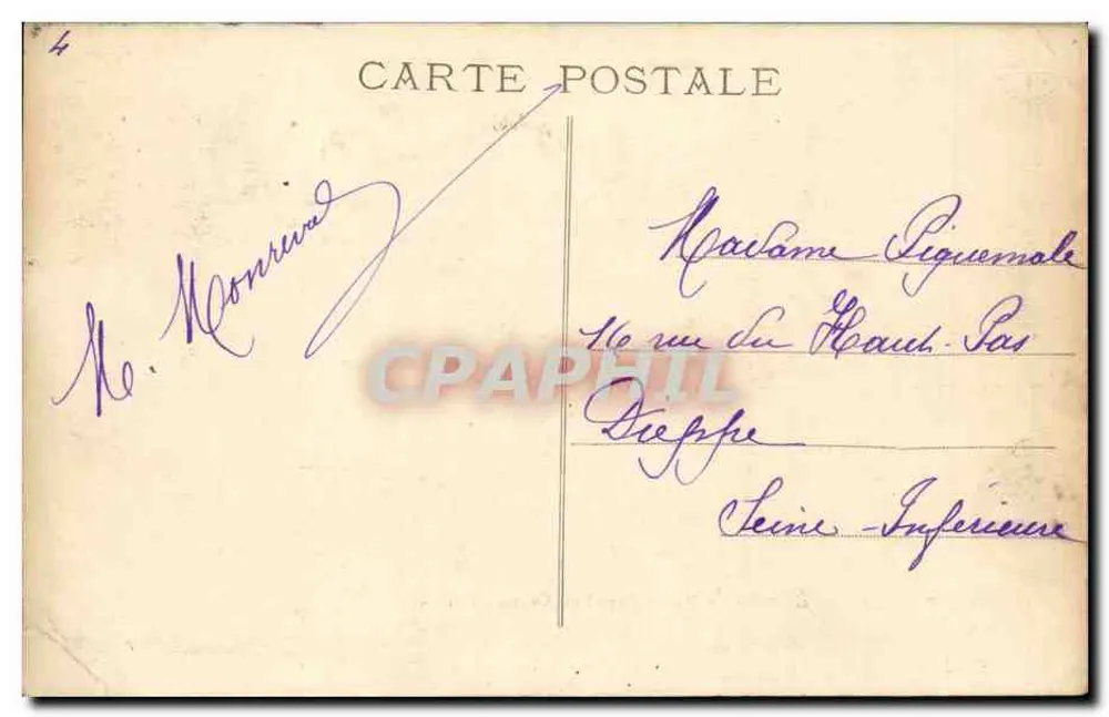 Compiègne - El Rond Royal y Calle Thiers — Colección R.F. — n°97 - Reverso