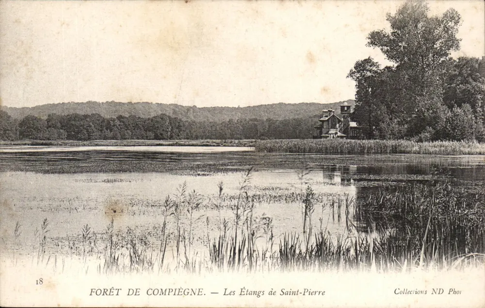 Floresta de Compiègne — Os Lagos de Saint-Pierre — Collections ND Photo - Frente