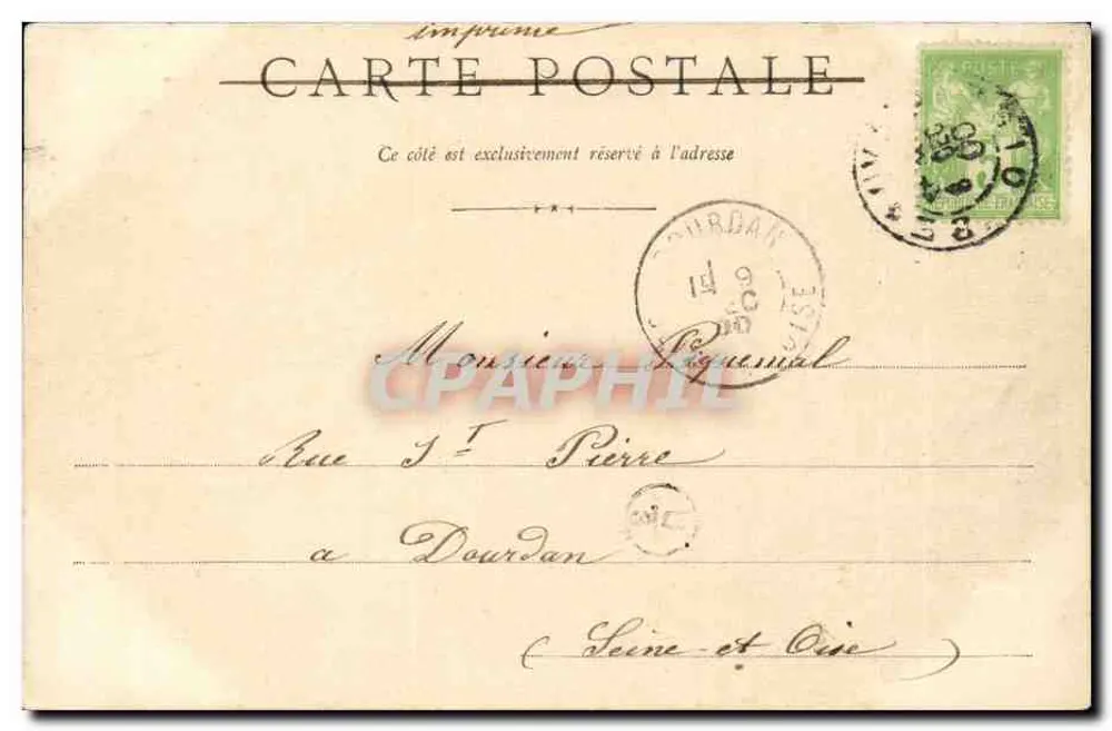 Beauvais — Le Palais de Justice — Georges Collard - Verso