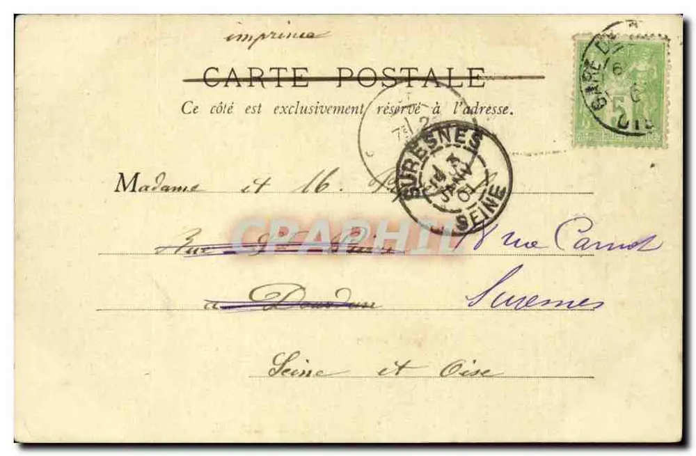 Beauvais — Vista geral — B.F., Paris - Verso