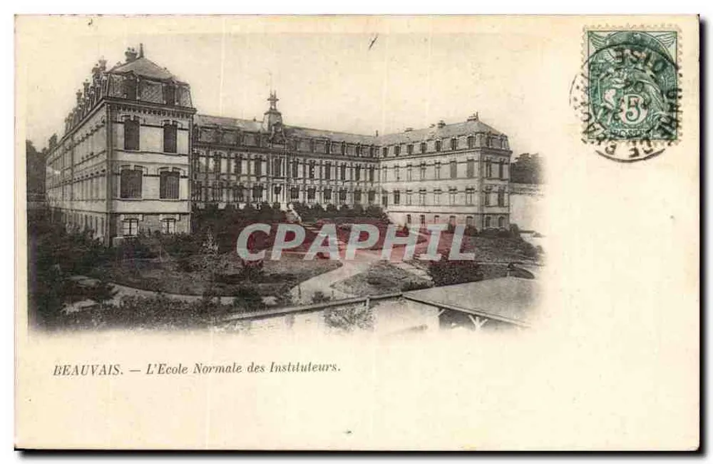 Beauvais — A Escola Normal dos Professores — A Imprensa Fotográfica Nova - Frente