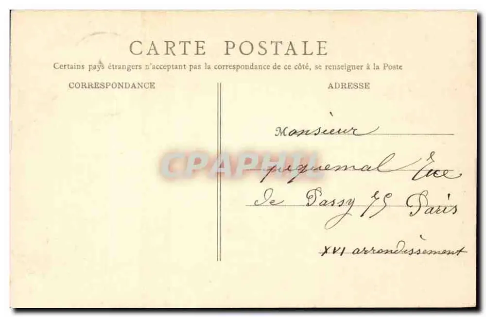 Sainte-Genestière - Nationale Straße - Das Tabakbüro und das Postamt — Poilleux, Tabakbüro - Rückseite