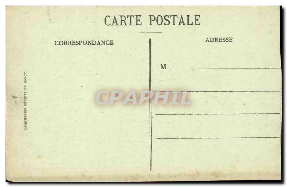 Compiègne - As margens do rio Oise — Impressora Juncelle - Verso