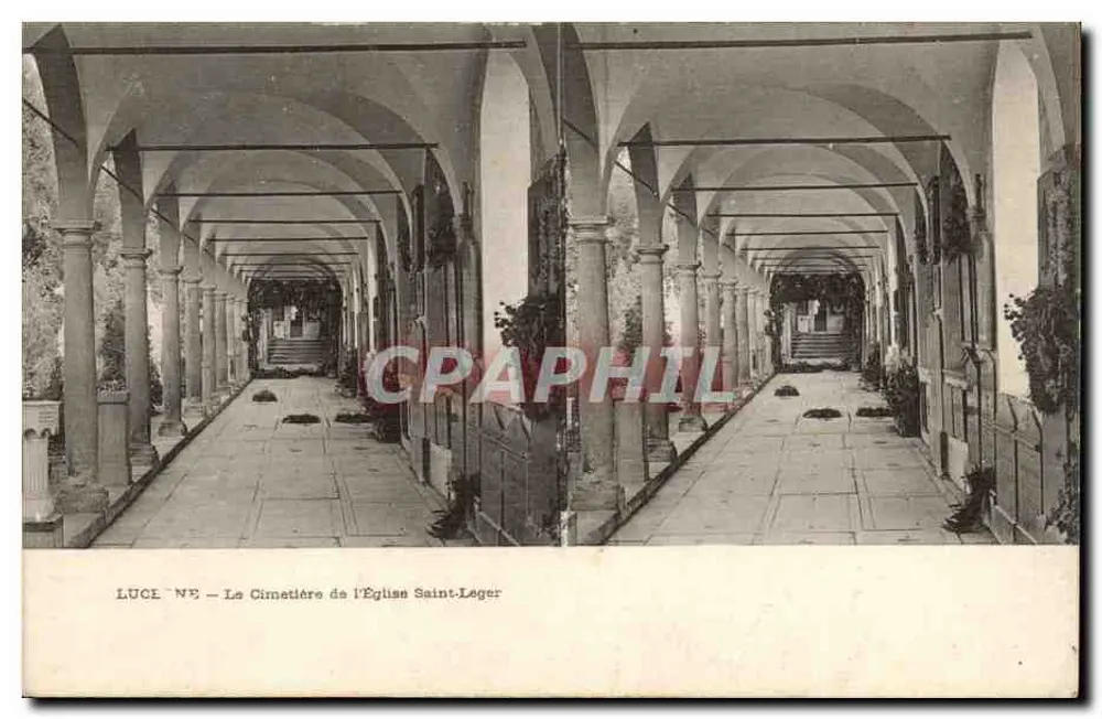 Luce - Der Friedhof der Kirche Saint-Léger — Verlag nicht sichtbar - Vorderseite