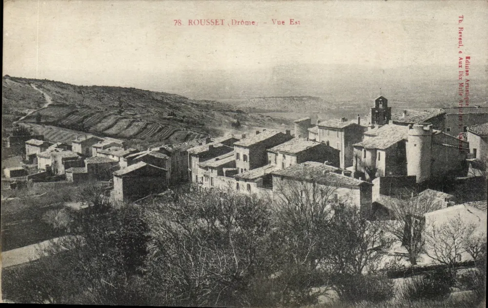 Rousset, Drôme — Vista Leste — Editor Aux Dix Mille Attributs - Frente