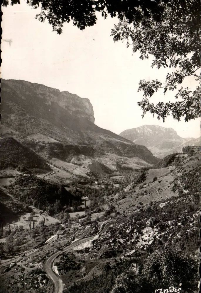 Die schönen französischen Alpen — Die Gorges de la Vernaison — Kunstausgabe André, Grenoble - Vorderseite