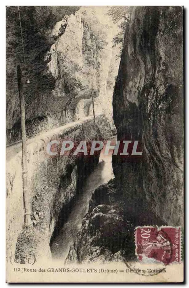 Rota dos Grandes Goulets (Drôme) — Últimos Tourriers - Frente