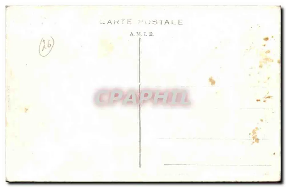 Bouvières (Drôme) — Die beiden Schulen und die Kirche — Verlag Paturel n°637 - Rückseite