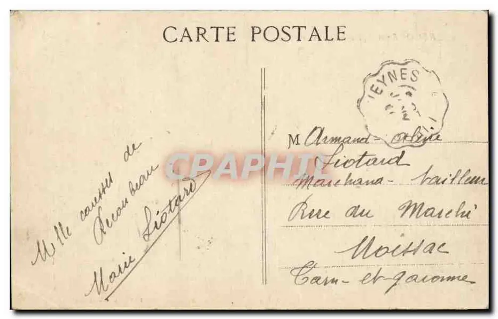 Recoubeau (Drôme) — Vista Geral — editor desconhecido, número de série não visível - Verso