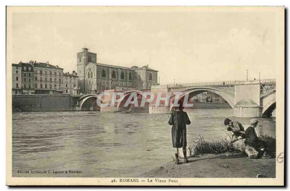 Romans — O Velho Ponte — Edição Artística C. Latour & Roumans, n°46 - Frente