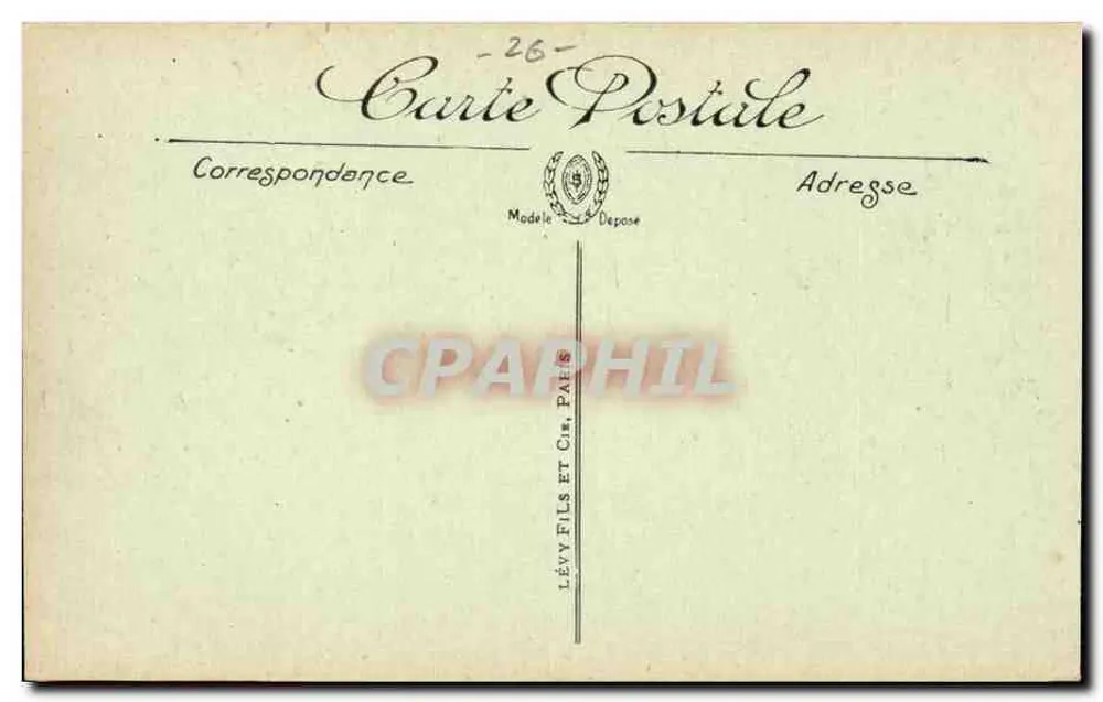Valence — O Liceu — LL. — n°103 - Verso