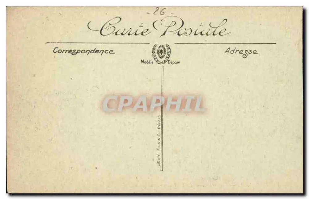 Valence — Panorama — O Ponte e Crussol — LL. - Verso