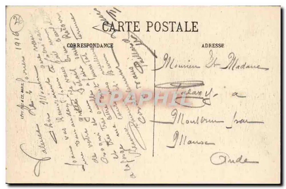 Valence - A Esplanade Championnet — Selecta, n°69 - Verso