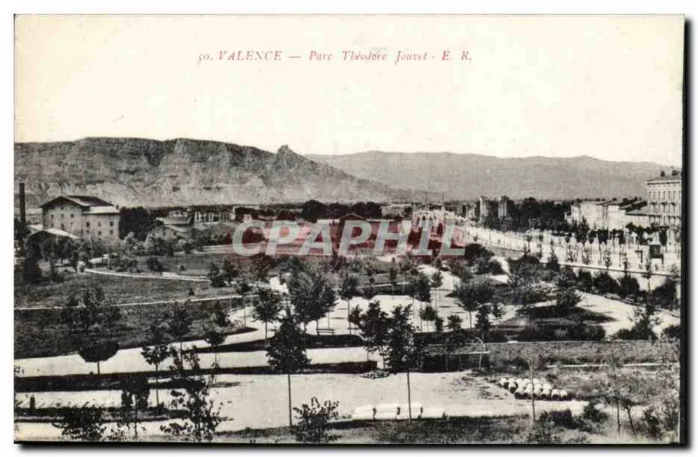 Valence — Vista panorâmica — Pure Théodore Jouvet - E.R. - Frente