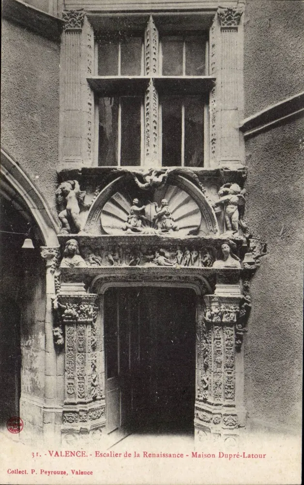 Valência - Escalier de la Renaissance - Maison Dupré-Latour — Coleção P. Peyrouze - Frente
