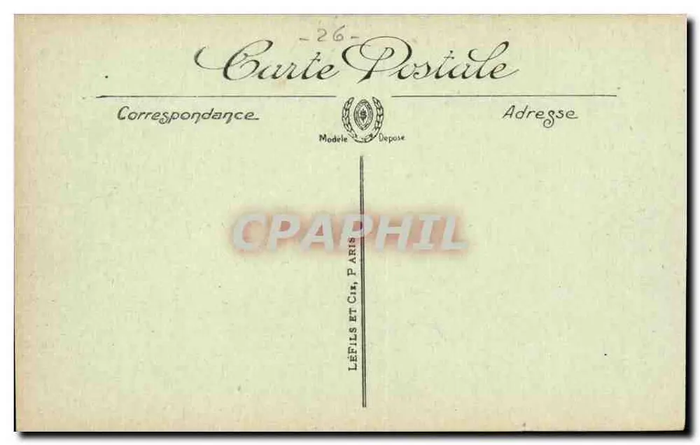 Valence — A Catedral — LéFils e Cie, Paris, n°18 - Verso