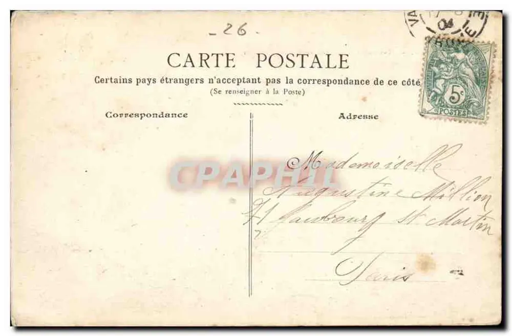 As ruínas do castelo de Crussol (Ardèche) — Coleção Nouvelles Galeries — n°34 - Verso