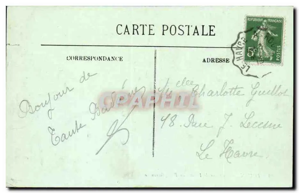 Rouen — Cour de l'Hôtel de Bourgtheroulde — LL. Nr. 16 - Rückseite