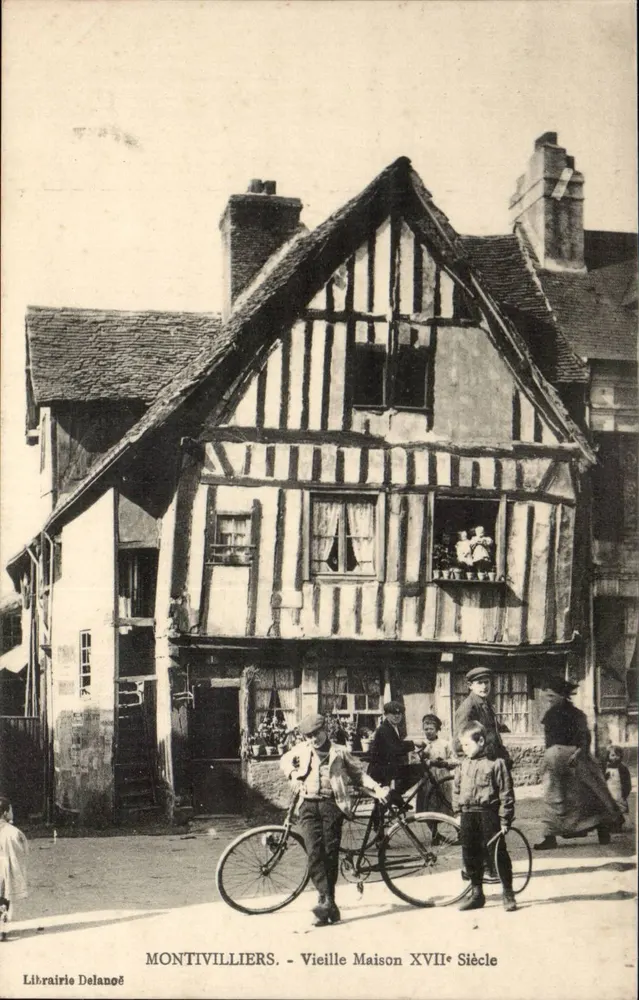 Montivilliers - Altes Haus 17. Jahrhundert — Librairie Delanogé - Vorderseite